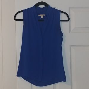 Banana Republic blue sleeveless blouse